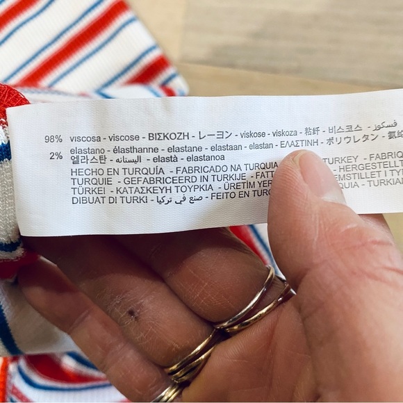 NEW Zara X Kappa stripe romper - Picture 8 of 8